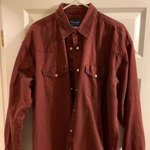 Wrangler Pearl snap shirt